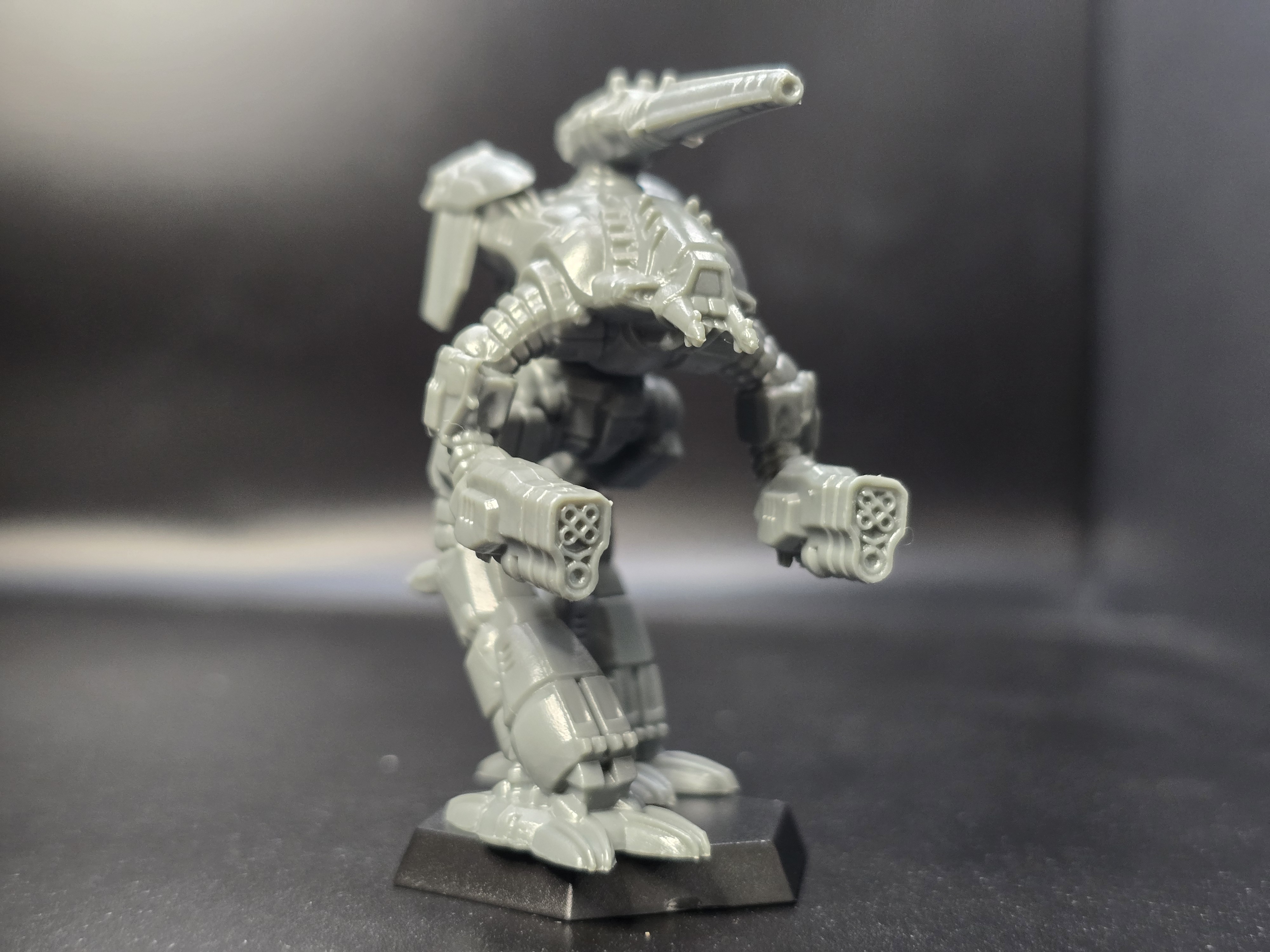 A BattleTech Gothic Marauder miniature